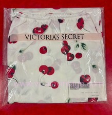 Vintage Y2K 2000 s Victoria s Secret CHERRY CHERRIES Print Pajama Pant Large NOS