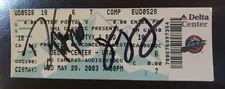 AUTOGRAPHED Journey STYX RIO May 28 2003 FULL Ticket James Young Dave Amoto