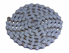 ORIGINAL YBN CHAIN 1/2X3/32 116 S8 8/SPEED IN GREY/BROWN.BIKE PARTS.