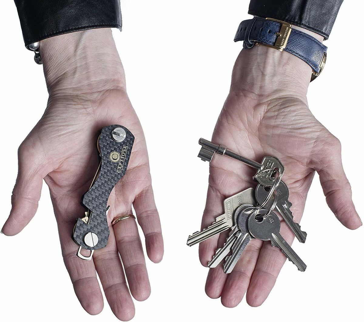 Smart Key Holder Key Organiser Compact Key Holder Made of Carbon