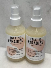 2 Isle Of Paradise Light Self-Tanning Water Hello Sun-Kissed Glow 6.76 oz