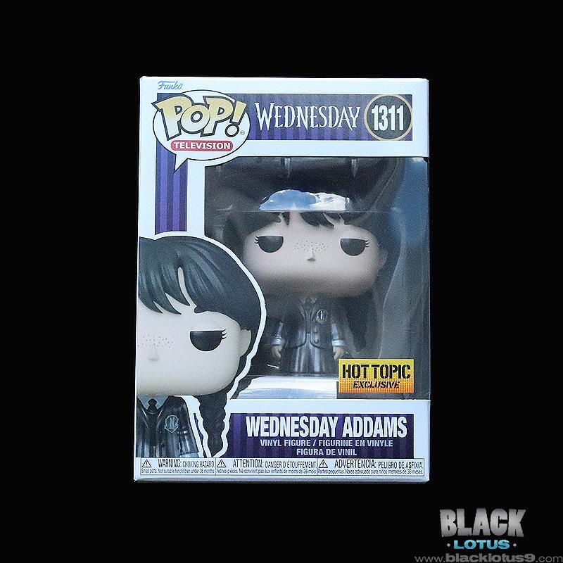 Sale Funko Pop! Wednesday Addams Metallic Jenna Ortega Hot Topic In Stock Pop 1311