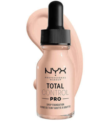 NYX Total Control Pro Drop Foundation TCPDF1.3 Light Porcelain NEU