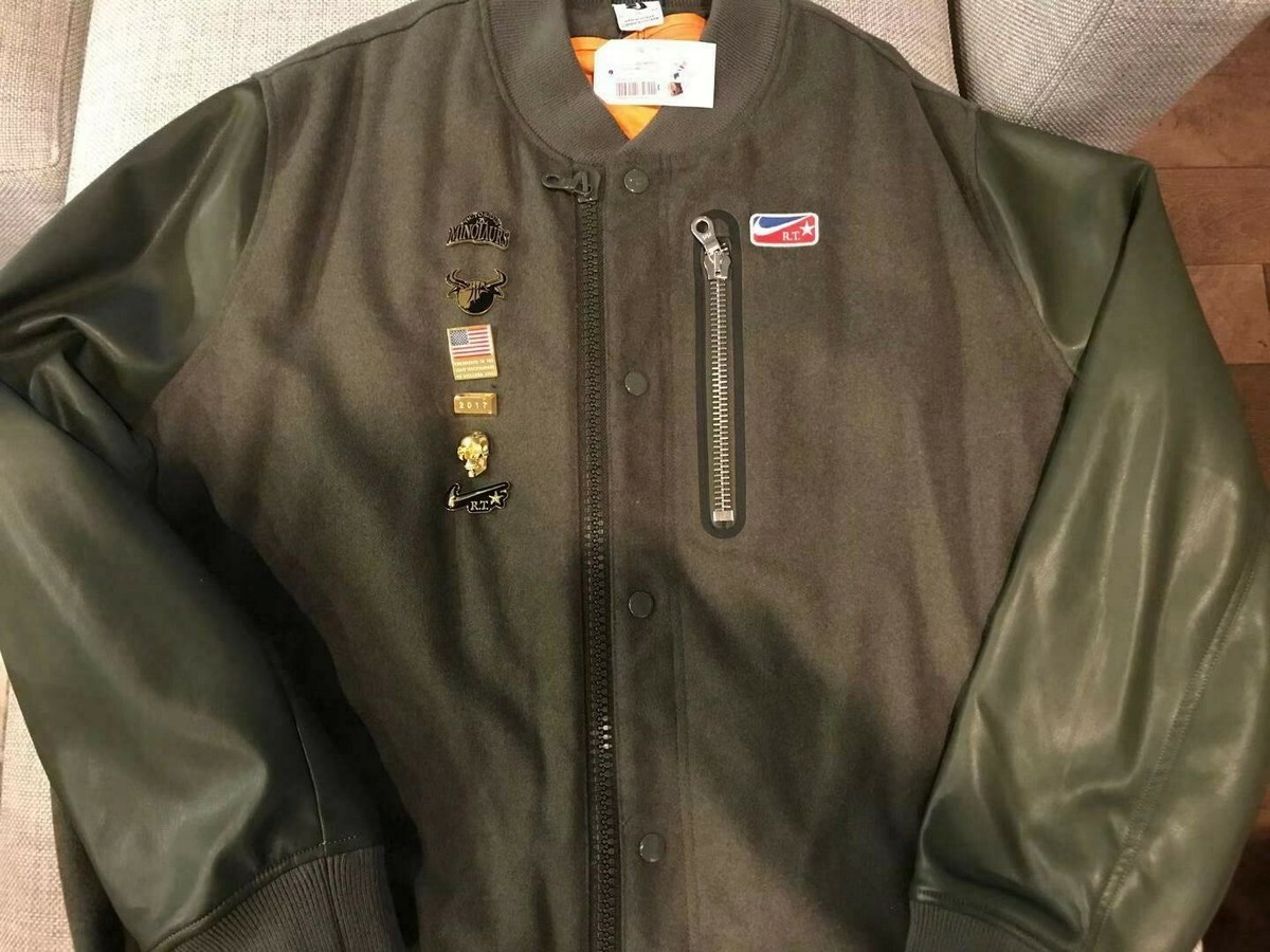 Nike NikeLab Riccardo Tisci Green Destroyer Wool Jacket Mens Nike NikeLab Riccardo Tisci Green Destroyer Wool Jacket Mens
