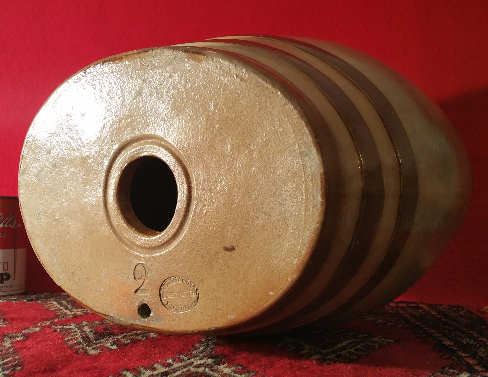 1827 Royal Doulton Watts lambeth london bar keg barrel antique english