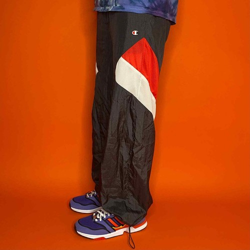 Champion Nylon Sweatpants Mens S Black 