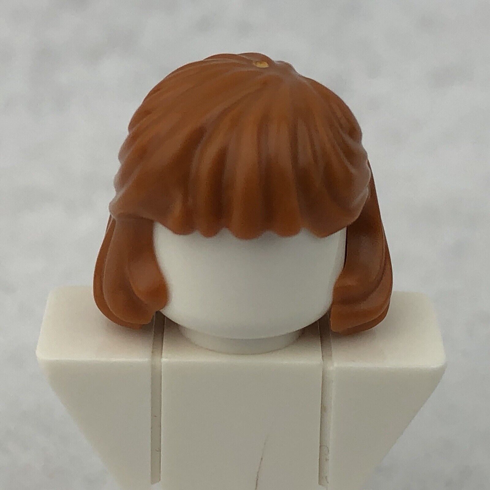 LEGO 36037 Dark Orange Minifigure, Hair Female Mid-Length Combed Behind Ear