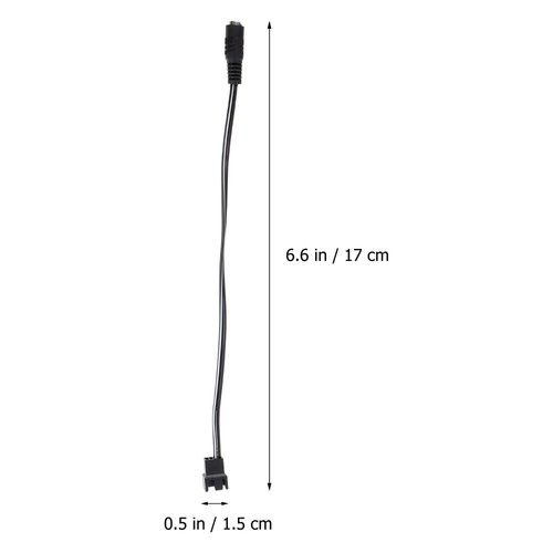 5 PCS Netzteilkabel Stromversorgungskabel Lüfter Verlängerungskabel - Afbeelding 6 van 12