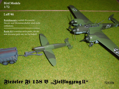 Fieseler Fi 158 B ''Target Plane II'' 1/72 Bird Models Resin Kit / Resin Kit