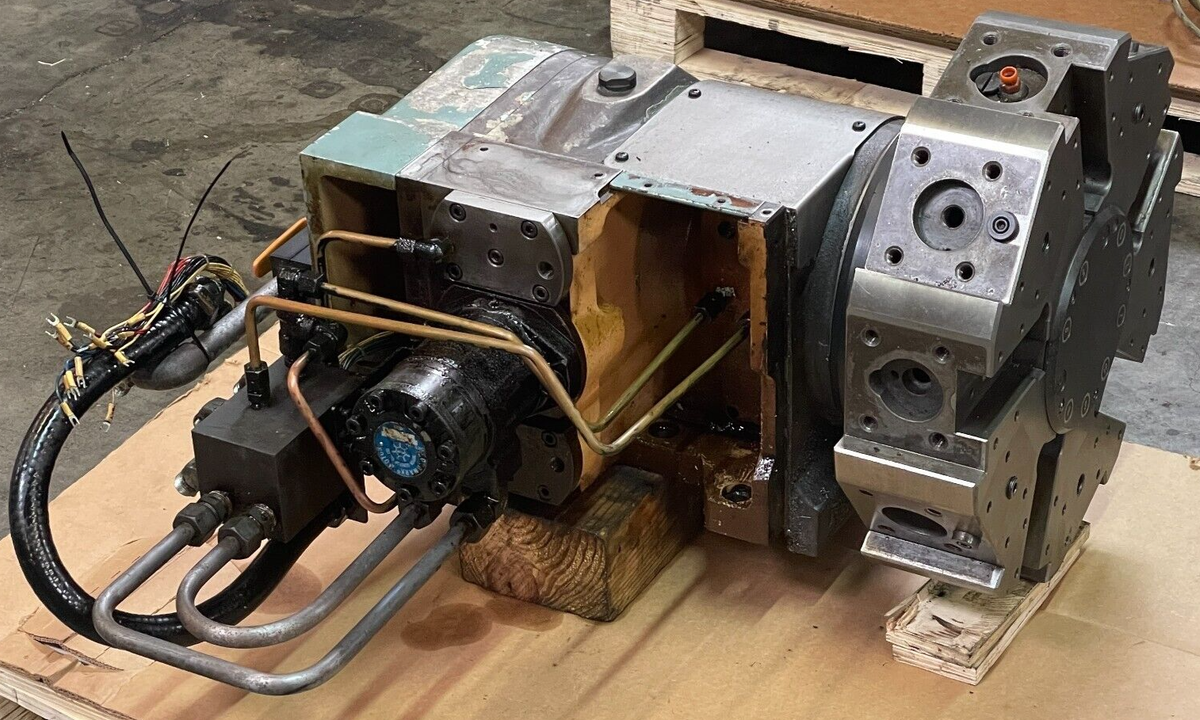 MORI SEIKI SL-2 CNC LATHE TURRET ASSEMBLY WITH ORBMARK MOTOR