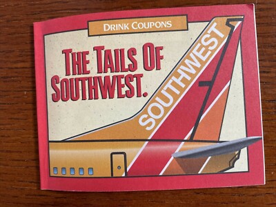 SOUTHWEST Airline Drink Coupon Booklet The Tails Of Southwest Exp 12-31 ...