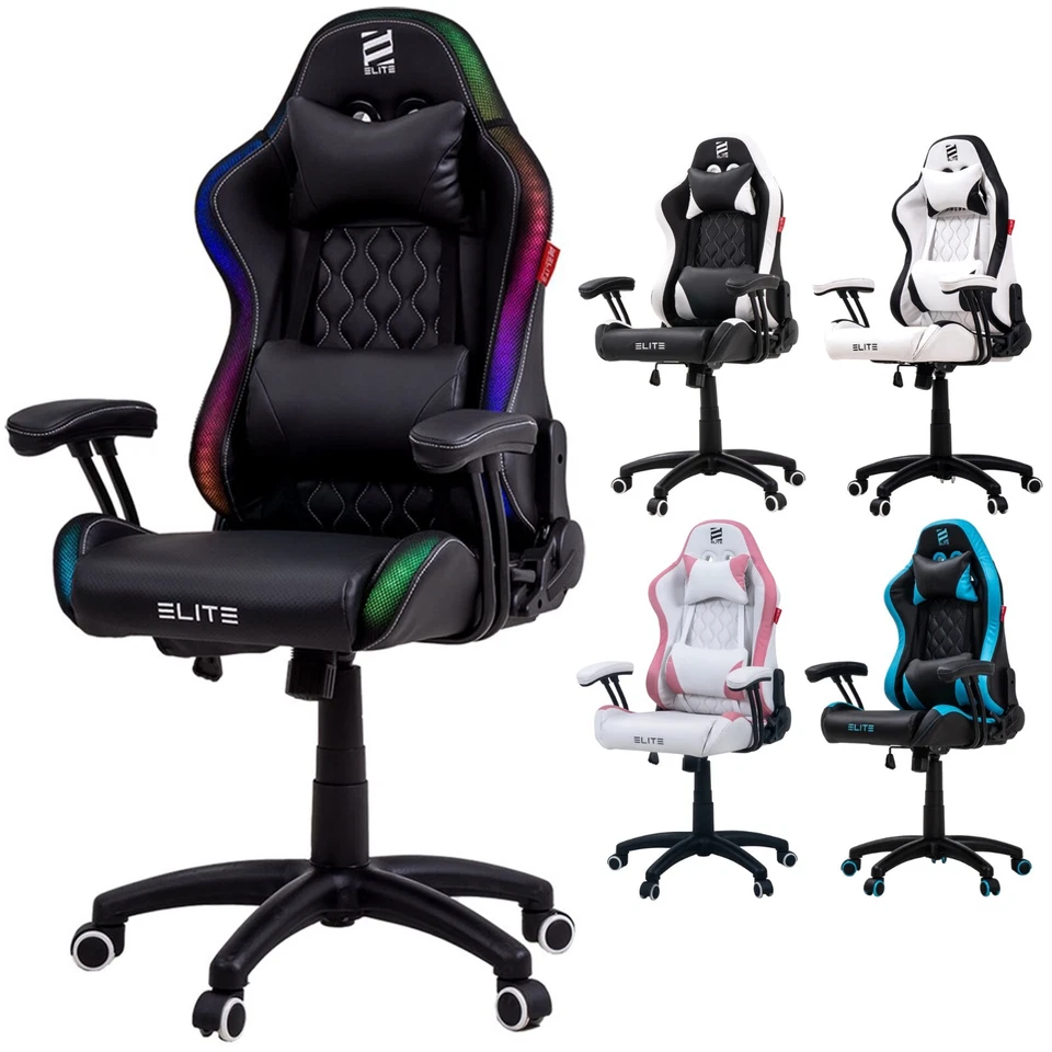 Gamingstuhl Kinder Büro Stuhl Racing Gaming-Chair Schreibtischstuhl Elite 120kg