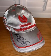 Michael Schumacher (Mercedes) signed Grey/Red Deutsche Vermögensberatung Cap 