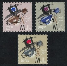 Malta 1966 MNH 3v, Tenth Malta Trade Fair  [Jw]