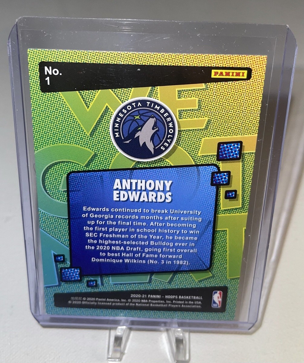 2020 Panini 未開封 ボックス NBA Anthony Edwards Amazon.com: 2020-21 Mosaic Basketball #261 Anthony Edwards