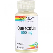 Solaray, Quercetin, 500 Mg, 90 VegCaps