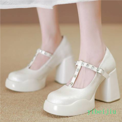 green emerald velvet dress Girls Mary Jane Flats Vintage Style Children's Shoes Black 2.5 / Black