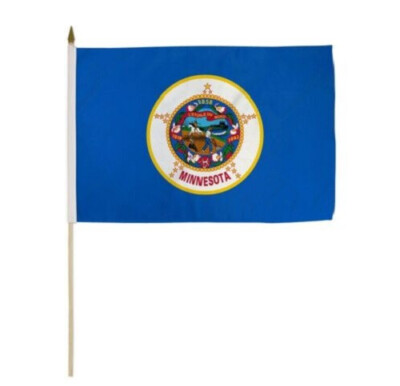 #ad Minnesota OLD Flags 12x18in Stick New Flag State of Minnesota Flag MN Pride $7.11