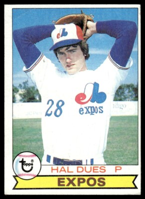 1979 Topps Hal Dues Rookie Montreal Expos #699