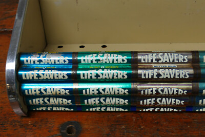RARE Antique LARGE Life Savers Candy Store Display Five