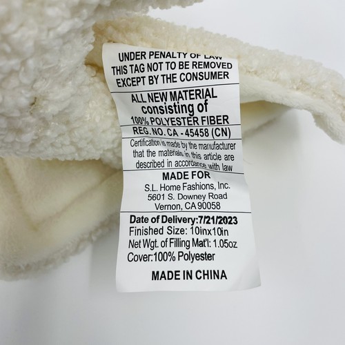 Nuovo peluche So Dreamy Lovey Sherpa Bear coperta di sicurezza bambino coccole giocattolo Stuffie - Foto 7 di 8