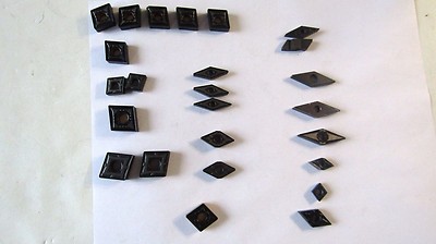 LOT OF 24 PCS MIX Kennametal Kenloc Carbide Inserts KCP10 TP2500  RN12  08/2 