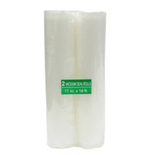2 Rolls Commercial Vacuum Seal 11" x 16'  Food Sealer Saver Storage Bag BPA Free