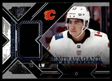 Johnny Gaudreau 2018-19 SPx Extravagant Materials #EX-JG NHL Card Calgary Flames