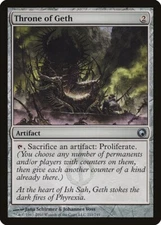 Throne of Geth 1x MtG Scars of Mirrodin SP/NM