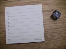 Marry Date Or Dump ? 2003 Parker Brother Board Game Replacement Parts-Pad + Die