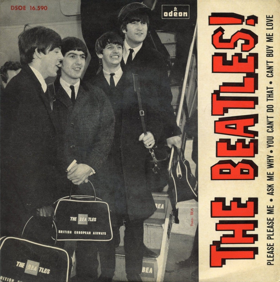 The Beatles フランスODEON盤 ハードデイズナイト4曲入りEP THE
