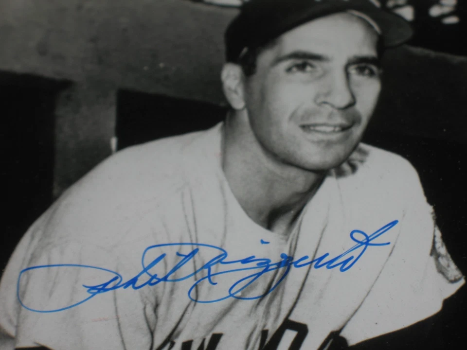 PHIL RIZZUTO SIGNED AUTOGRAPH MATTED FRAMED PHOTO 14"x17" COA BLACK & WHITE - Image 2 of 4