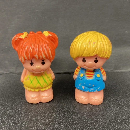 Vintage Kenner TREE TOTS People Figures Family Boy & Girl Chip