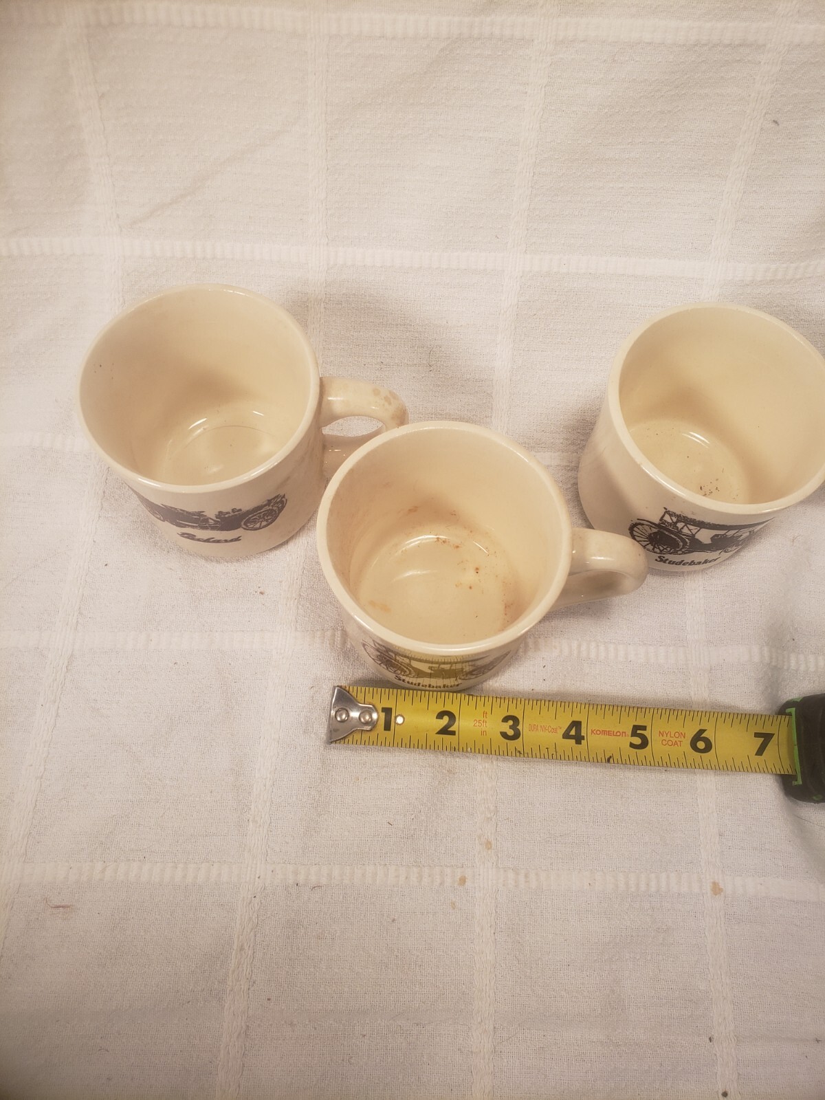 3 Cartage shaving mugs eBay