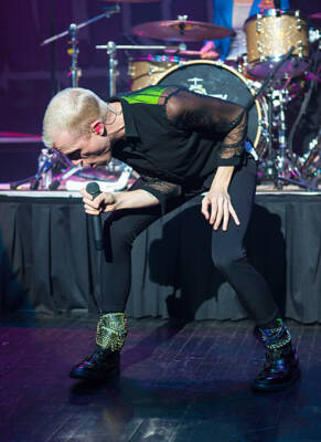 Tyler Glenn of Neon Trees in concert for 987 Kringle Jingle at The- Old Photo 3