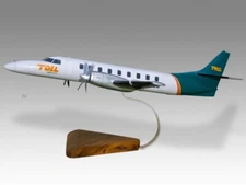 Fairchild Metro III Toll Priority Desk Wood Airplane New Model Small Scale 1/72