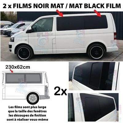 GRAPHIC EXPRESS VW VOLKSWAGEN TRANSPORTER T5 T6 - FILM POUR VITRES ET LUNETTE ARRIERE T4