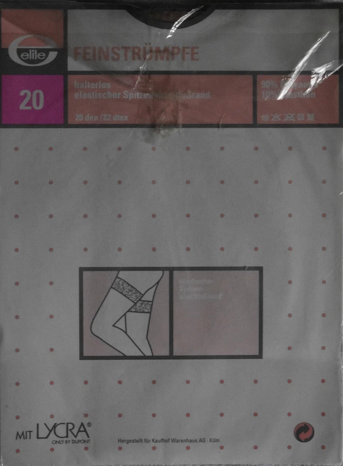 Elite Feinstrümpfe halterlos, Nylons, Stay-Ups - Bild 2 von 2