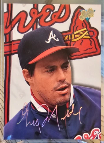 1993 Studio Greg Maddux #196 Atlanta Braves
