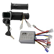 24V 500W Brush Electric Motor Controller  Key Throttle FOR ATV Scooter Go Kart