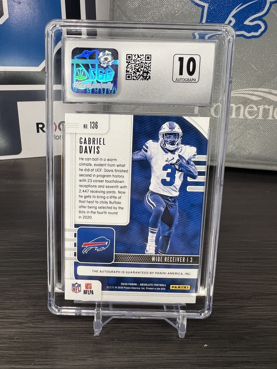 2020 Absolute Gabriel Davis RC Auto Signatures Spectrum SP /100