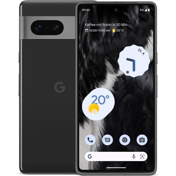 Google Pixel 7 5G Smartphone 128GB 8GB Ram Obsidian Android Lte Dual-Kamera Neu-image