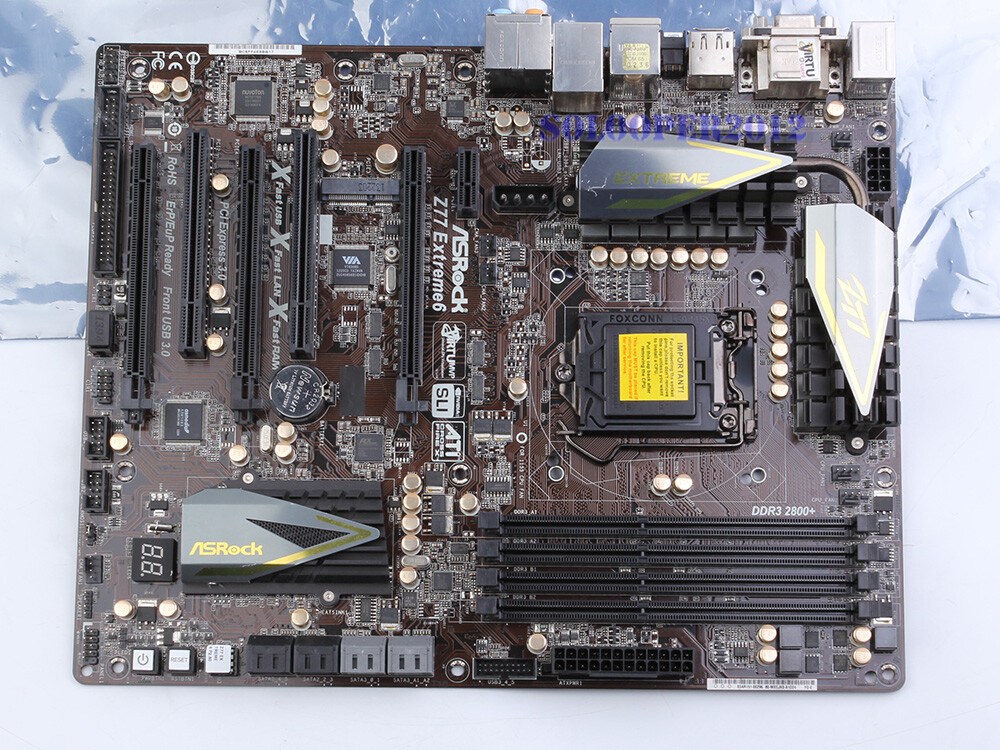 ASRock Z77 Extreme6 Socket 1155 Motherboard Intel Z77 DDR3 ATX  