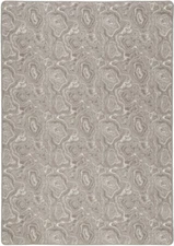 Milliken Beige Contemporary Loops Swirls Area Rug Abstract Lasting Beauty Quartz
