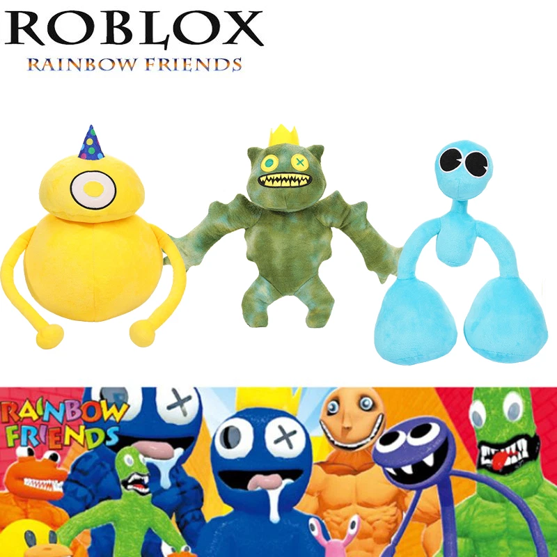 New Game Roblox Rainbow Friends Villain Plush Toy Long Hand