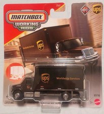 MATCHBOX UPS INTERNATIONAL DURASTAR CAMIÓN DE CAJA DE ENTREGA PLATAFORMAS DE TRABAJO 2026