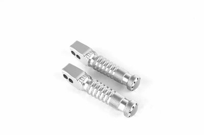GILLES TOOLING Sport Beifahrer Fußrasten Silber DUCATI 998 MONSTER S4R 2007-08