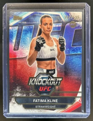 2026 Topps Knockout UFC Fatima Kline Gold Rookie RC #/199