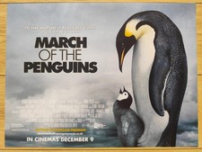 March of the Penguins (2005) &ndash; Mini Quad 12"x16" &ndash; DS &ndash; Morgan Freeman Nature