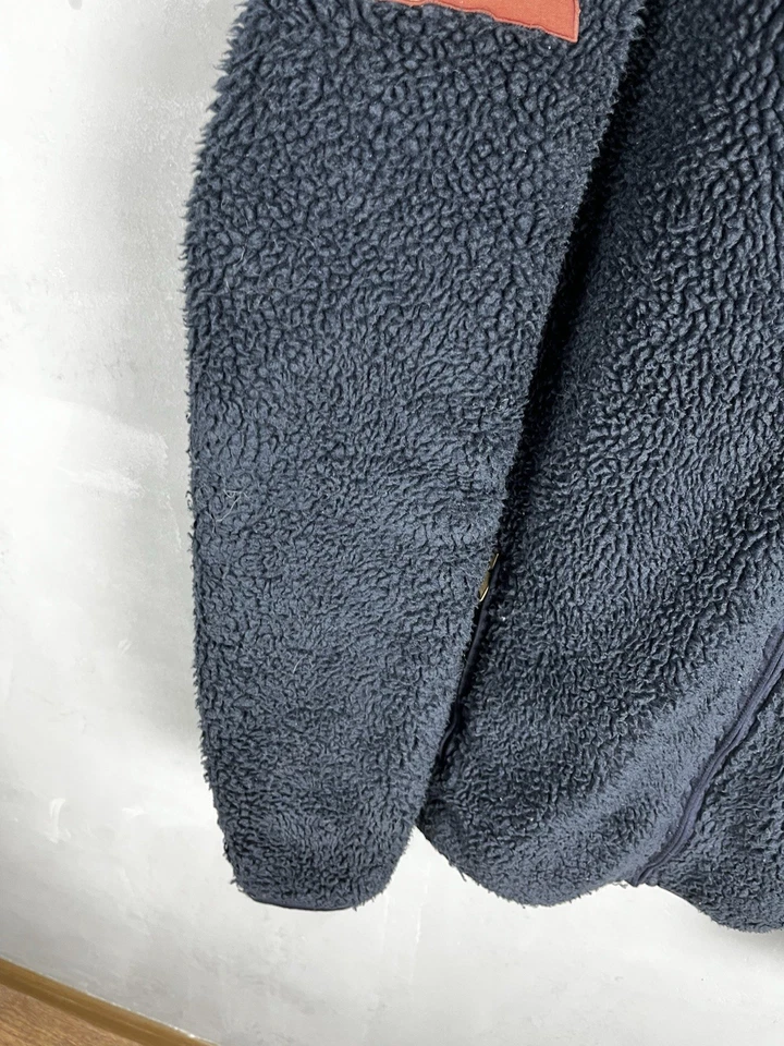 Chaqueta con Capucha Sherpa Deep Pile De Colección Napapijri Exterior Bandera Logo Azul Talla XXL Foto 4 de 4